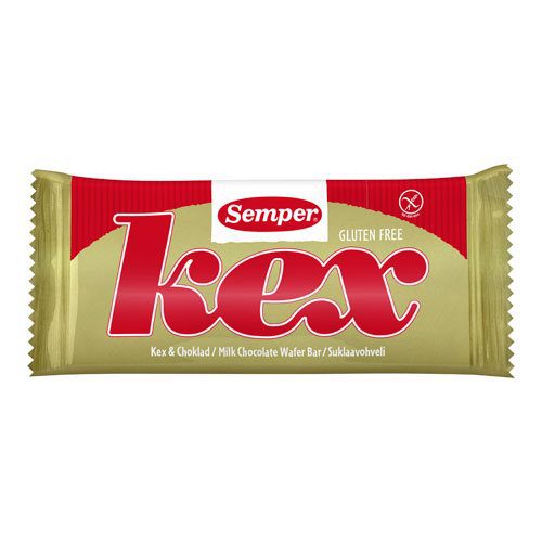 Kex lys chokolade glutenfri Semper