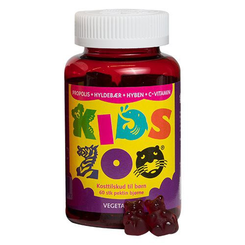 Kids Zoo Propolis + Hyldebær + Hyben + C-vitamin