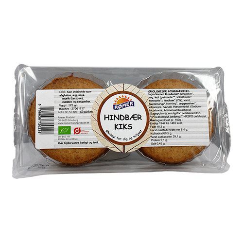 Kiks m. hindbærfyld Ø