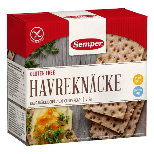 Knækbrød havre glutenfri  Semper