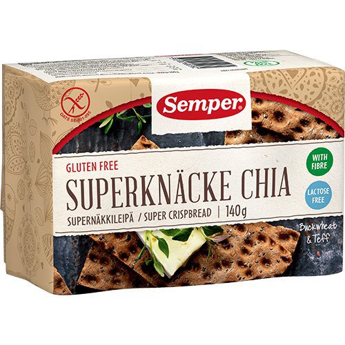 Knækbrød m. chia