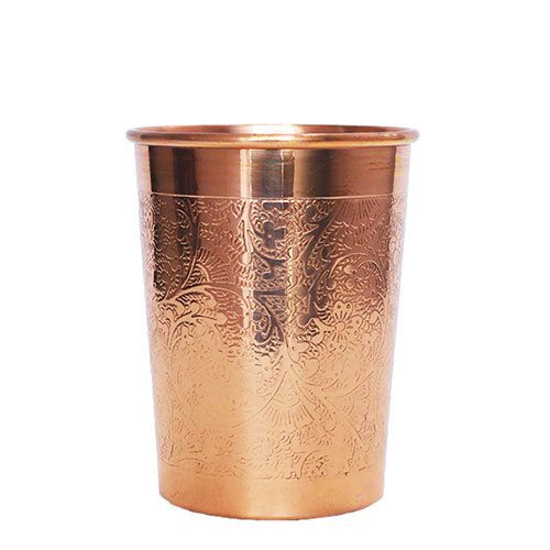Kobber Krus Indgraveret 300 ml