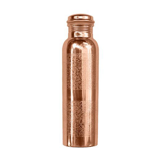 Kobber Vandflaske Indgraveret 900 ml