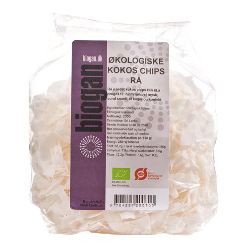 Kokoschips rå Ø