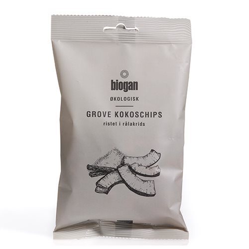 Kokoschips ristet i rålakridsØ grove