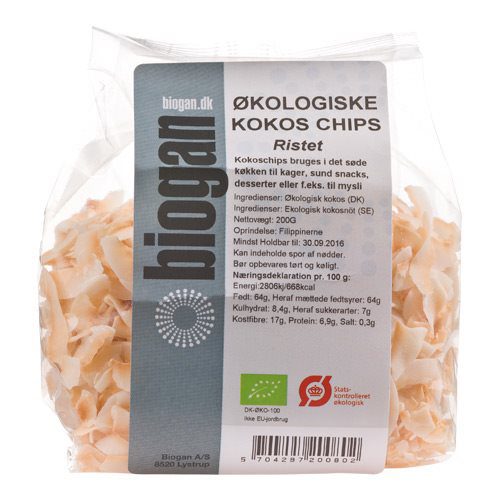 Kokoschips ristet Ø