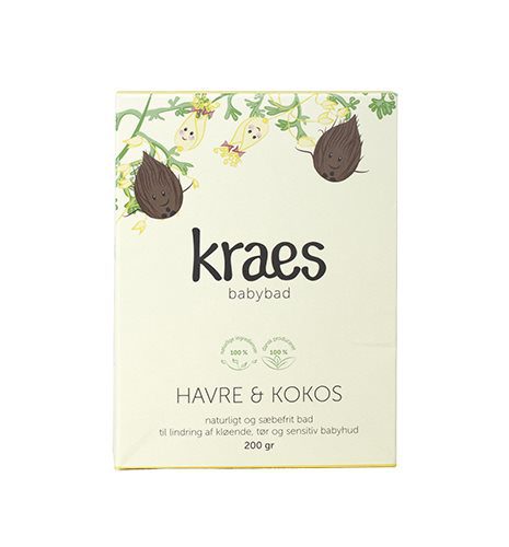KRAES babybad - havre & kokos