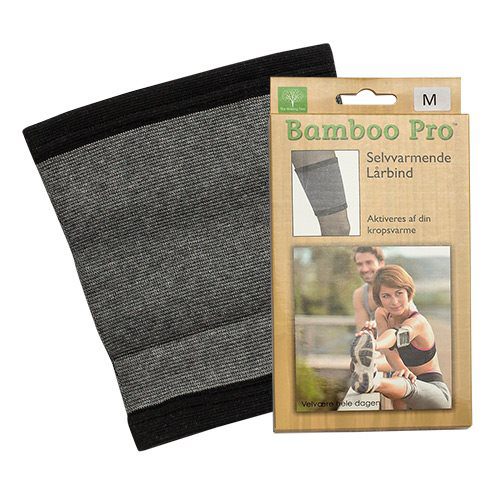 Lårbind, Str. M selvvarmende Bamboo Pro