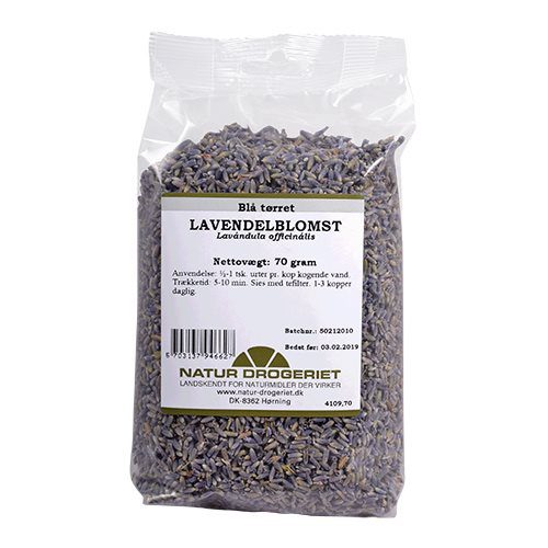 Lavendelblomst blå