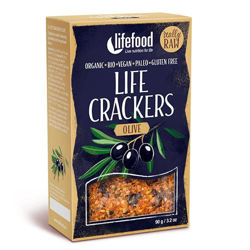 Life Crackers m. Oliven RAW Ø