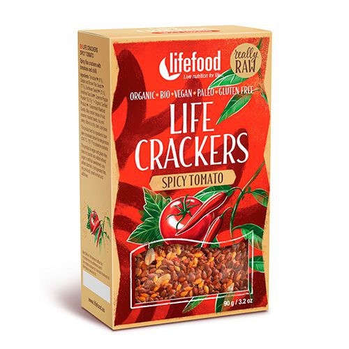 Life Crackers Ø m. Spicy Tomat RAW