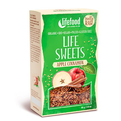 Life Sweets m. Æble & Kanel Ø RAW