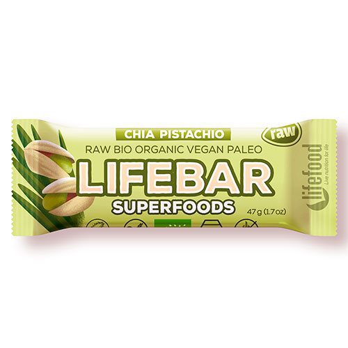 LifeBar Chia Pistacienød RAW Ø