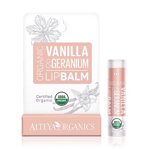 Lipbalm vanilla geranium Alteya Organics