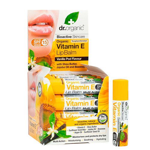 Lipbalm Vitamin E Dr. Organic