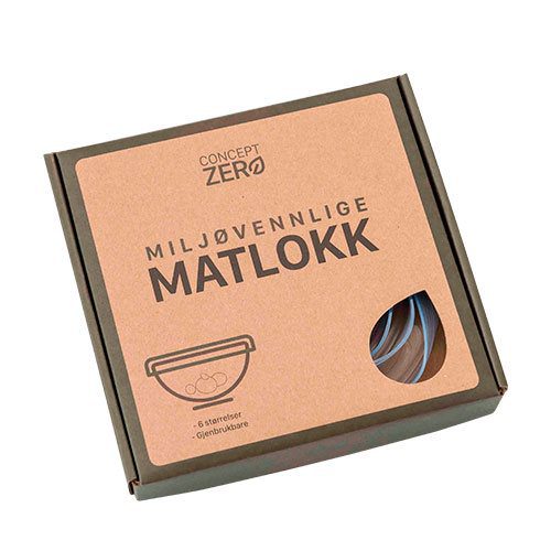 Madlåg i 6 str. genanvendelige 100 % silikone