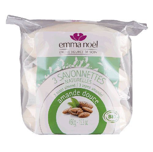 Mandel sæbe 3 x 150 gr. Emma Noel