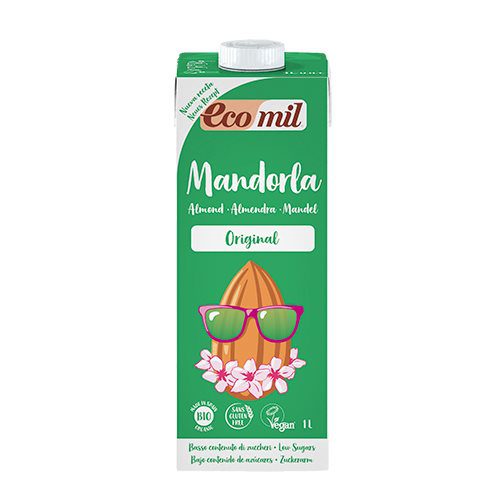 Mandeldrik Ecomil Ø sødet m. agave