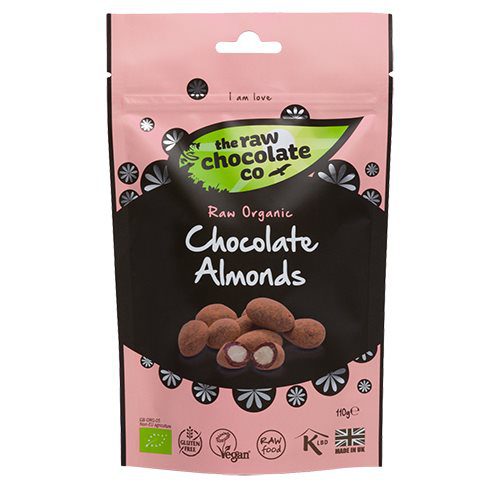 Mandler m. rå chokolade Ø