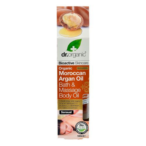 Massage body bath oil Argan  Dr. Organic