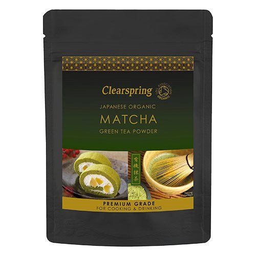 Matcha grøn te pulver Ø (premium grade) Clearspring