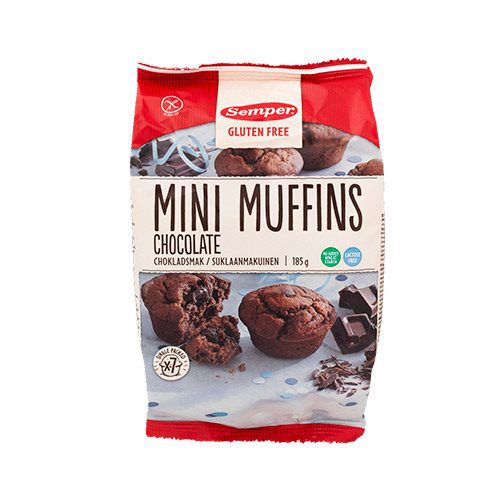 Minimuffins Chokolade