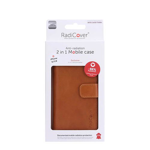 Mobilcover iPhone 6/7/8 Brun premium læder