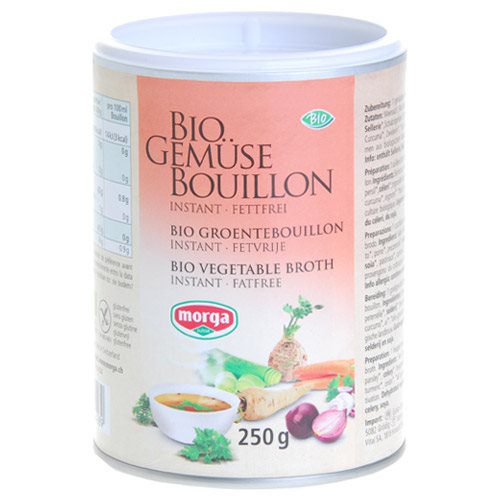 Morga grønsagsbouillon pulverØ instant, glutenfri