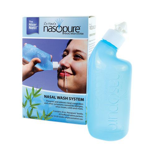 Næse skyllesystem indeh. 1 stk 237 ml flaske, 20 stk. salt