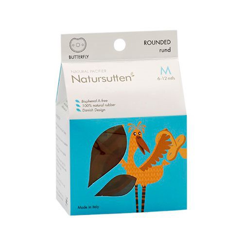 Natursutten sommerfugl rund M  6-12 mdr.
