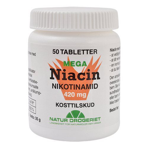 Niacin (nikotinamid) 420 mg