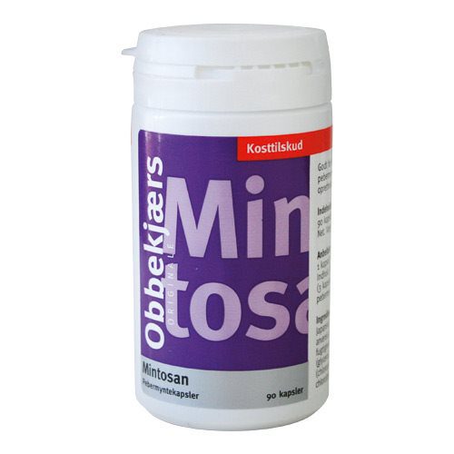 Obbekjærs Mintosan  pebermyntekap 200 mg