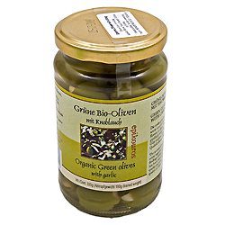 Oliven Grønne m.hvidløg Ø Græsk