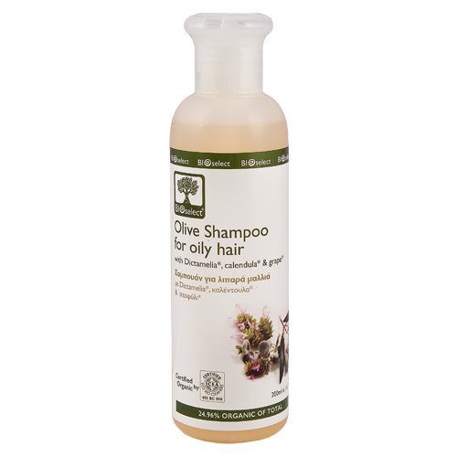 Oliven shampoo fedtet hår  Bioselect BioEco