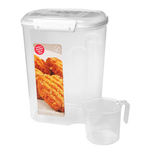 Opbevaringsboks m.kop hvid3,25 bakery Sistema
