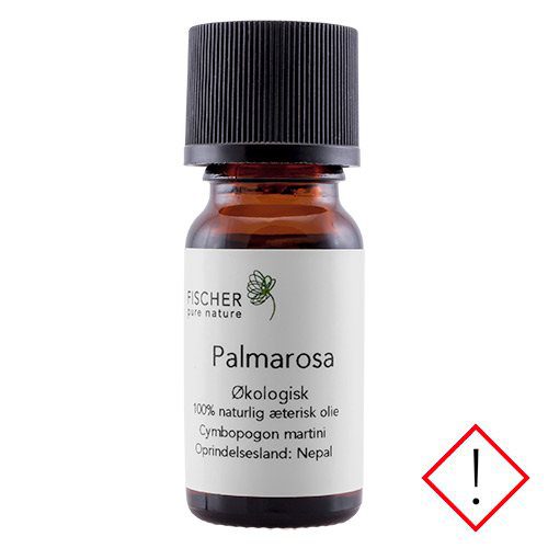 Palmarosaolie æterisk øko