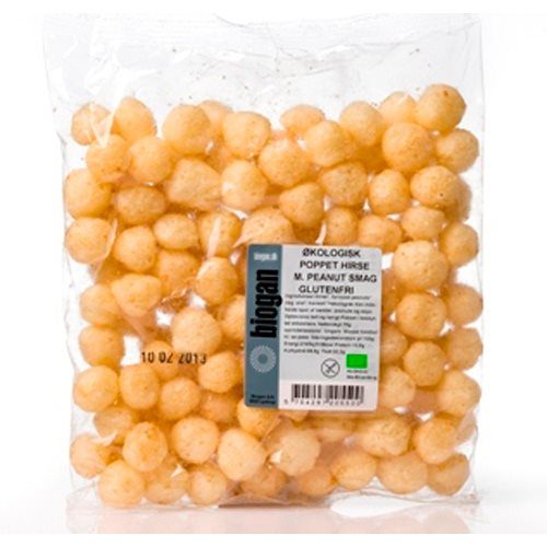 Poppet hirsekugler Ø m.  peanut