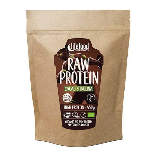 Proteinpulver Kakao SpirulinaØ Superfood RAW