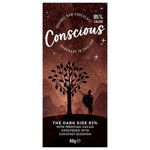 Raw Chokolade Dark Side 85% Ø