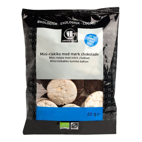 Riskager Ø mini m. mørk  chokolade