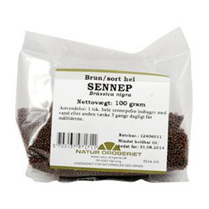 Sennepsfrø brun hel