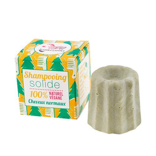 Shampoobar til normalt hår  m. grøn ler og fyrrenåle