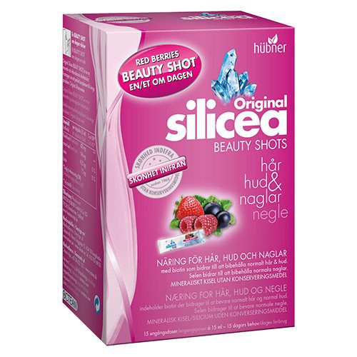 Silicea Beauty Shots Hår, Hud og Negle - indeholder 15 poser x15ml