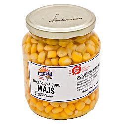 Søde Majs i glas Ø