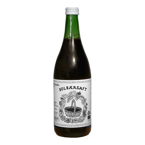 Solbærsaft sur Ø fortyndes 1:4