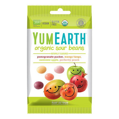 Sour Beans Ø Yum Earth Syrligt Slik