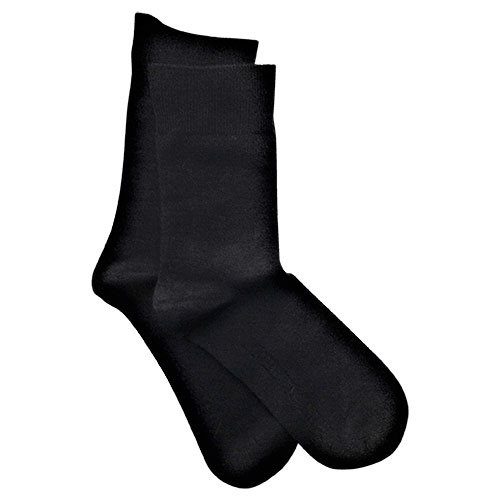 Strømper Bambus Sort str 42-46