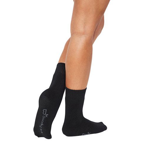 Strømper Dame sort str. 34-40 Crew Boot