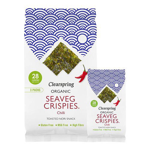 Tang chips Chili Ø (Seaveg  Crispies) Multipack 3x4g