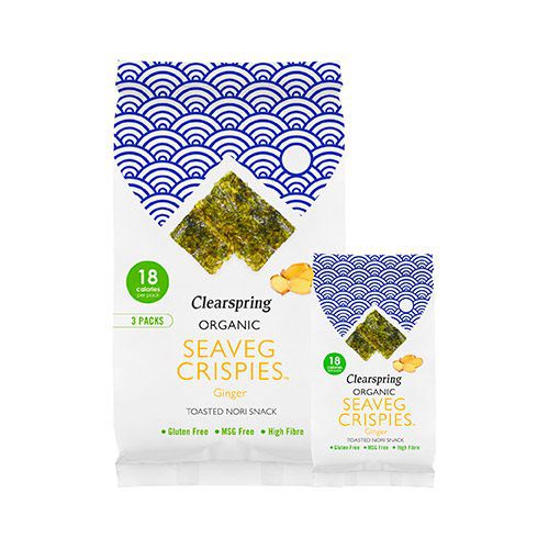 Tang chips Ingefær Multipack Ø (Seaveg Crispies)